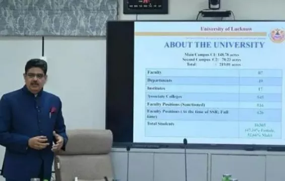 NAAC Inspection: Lucknow University presents its NEP progress