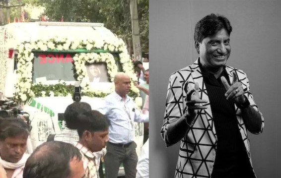Raju Srivastava Funeral