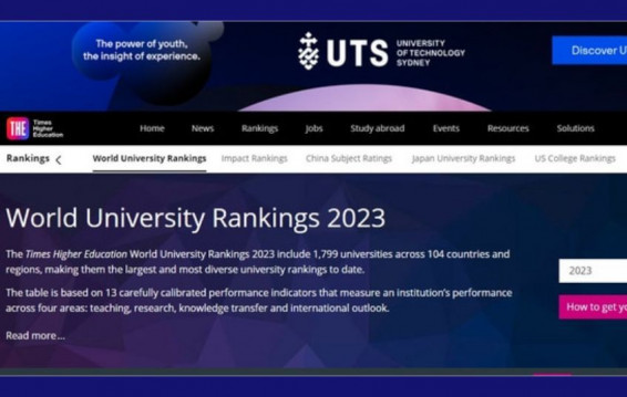 Times Higher Education Rankings 2023