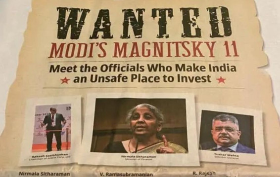 US newspaper Wall Street Journal carries full-page ad against Modi govt