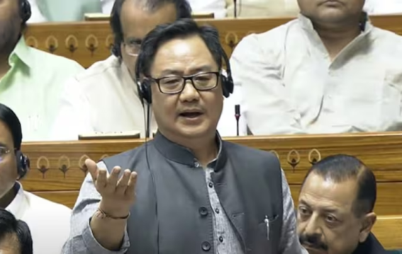 Kiren Rijiju outlines the Waqf Bill's four main provisions:  won't take away the rights of Muslims.