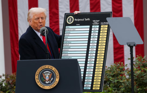 Global Markets React as US Imposes Reciprocal Tariffs, Stocks and Commodities Decline