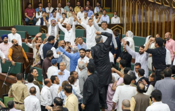 Chaos in J&K Assembly Over Waqf Act: PDP’s Waheed Para Marshalled Out, Mehbooba Mufti Slams Speaker