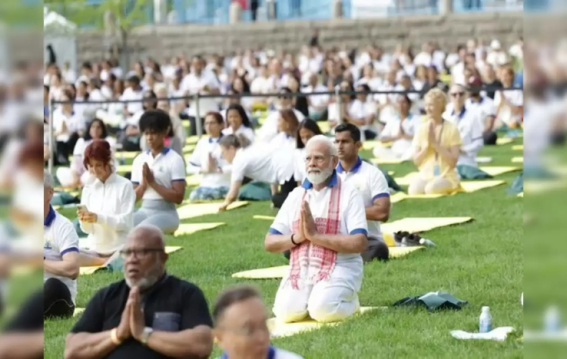 PM Modi Calls Yoga 'Global Peace Catalyst'