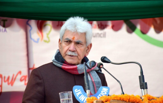 J&K LG Manoj Sinha Hails Public Protests Against Terrorism as Sign of Peace