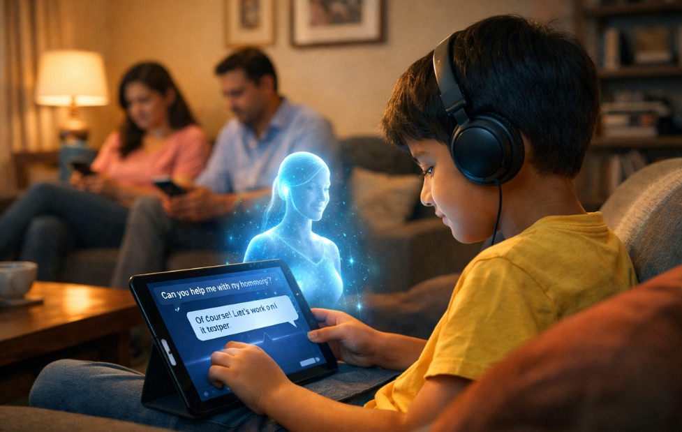 AI as the “Third Parent”: Rising Dependence on Digital Assistants Raises Concerns Among Experts