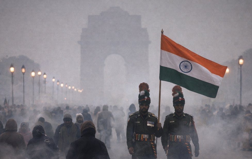 Delhi Shivers on Republic Day as Severe Cold and Pollution Grip the Capital