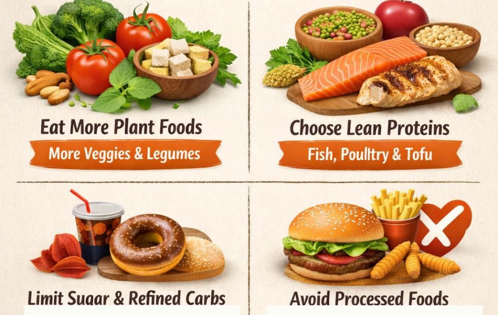 Simple Food Changes That Can Improve Heart Health and Lower Cholesterol