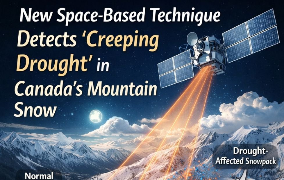 New Space-Based Technique Detects ‘Creeping Drought’ in Canada’s Mountain Snow