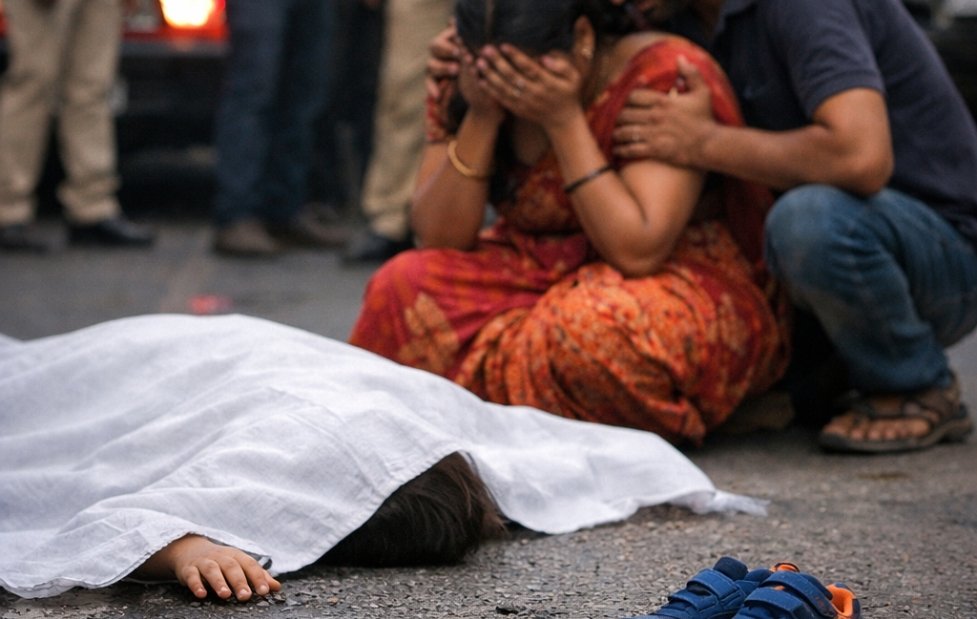 Heartbreak in Pune as Five Year Old Boy Dies After Collision