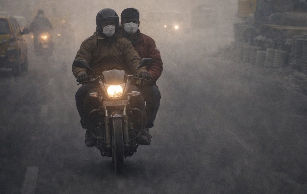 Pollution Is Making Winter Fog Thicker and Longer-Lasting Across North India