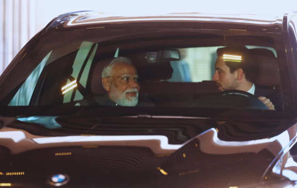 Jordan Crown Prince Personally Drives PM Modi Warm Diplomacy