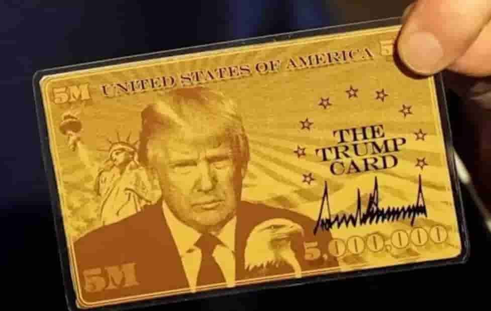 Trump New 1M Dollar Gold Card Visa Sparks Global Interest