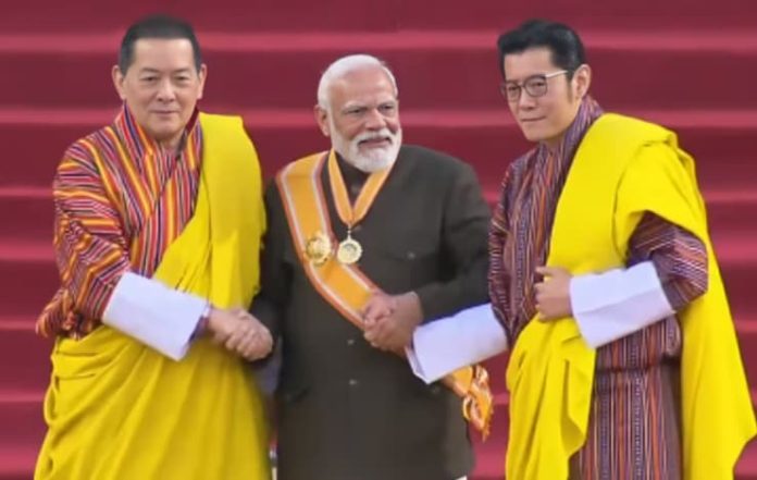 PM Modi Dedicates Bhutan's Highest Honor to People of India