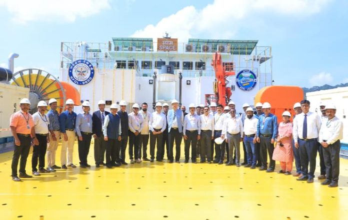 A state-of-the-art Submersible Platform for Acoustic Characterisation and Evaluation (SPACE) was inaugurated by Secretary, Department of Defence (R&D) and Chairman DRDO Dr Samir V Kamat at Underwater Acoustic Research Facility, Kulamavu in Idukki, Kerala on April 17, 2024.