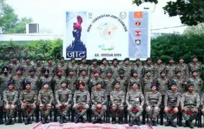 Indian Army Contingent Sets Off for India-Uzbekistan Joint Military Exercise 'Dustlik'